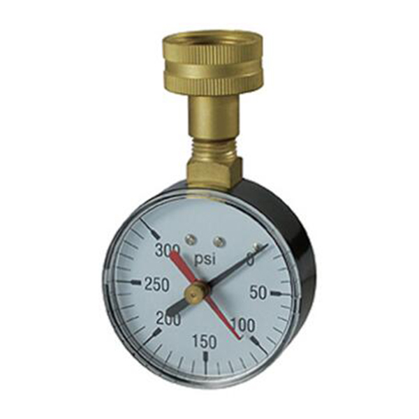 Water test pressure gauge 