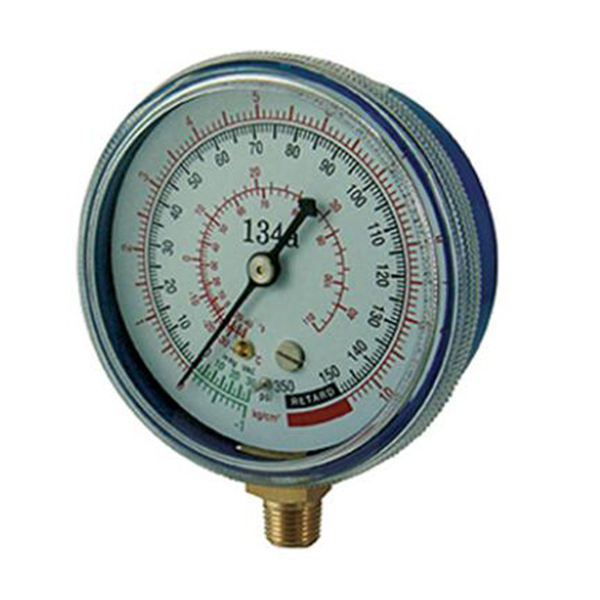 Refrigeration pressure gauge