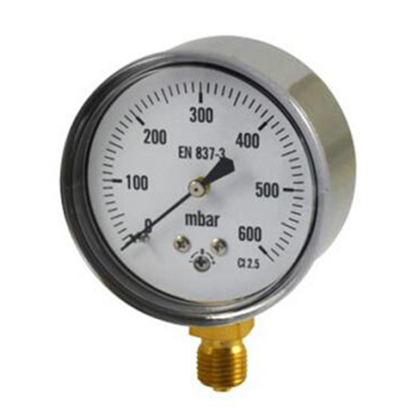 Capsule low pressure gauge
