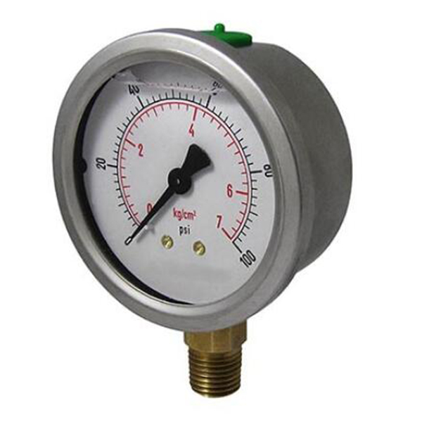 Vibration proof pressure gauge